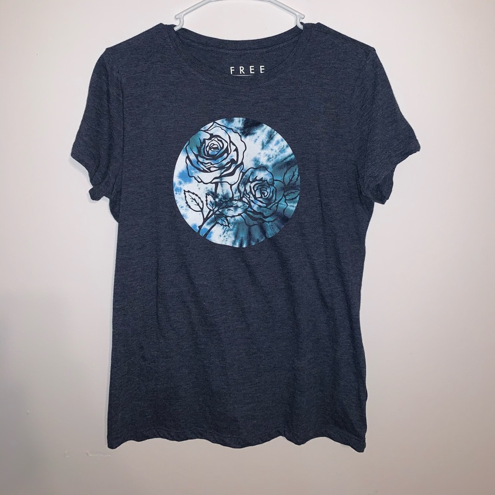 Simple Navy Blue Graphic Tee